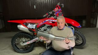Unboxing x Honda CRF 250 r 2022         scarico LM EXAUST SYSTEM